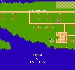 Raid on Bungeling Bay (USA) In game screenshot